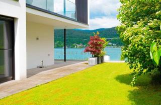 Wohnung kaufen in Wörthersee, 9082 Maria Wörth, ROSENHOF Garten-Seewohnung mit 90 QM Seeblickterrasse & magischen Sonnenuntergängen