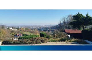 Haus mieten in 3400 Klosterneuburg, Einfamilienhaus mit Top Ausblick und Einliegerwohnung // Pool // Sauna // Terrasse // 2 Balkone // 2 Garagen