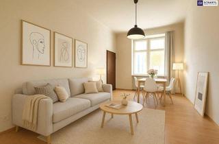 Wohnung kaufen in Simmeringer Hauptstraße, 1110 Wien, Balkon kommt! – Diese 2-Zimmer-Rarität hat alles: Charme, Licht & Potenzial!