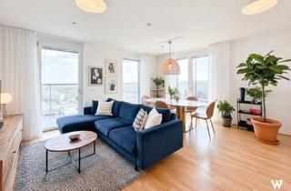 Wohnung kaufen in 1020 Wien, Luxus mit Fernblick: 3-Zimmer-Residenz im Marina Tower – 16. Etage mit Donaupanorama