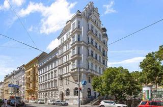 Wohnung kaufen in 1050 Wien, Rarität in Wien: Exklusives Dachgeschoss + Rohdachboden mit Enwicklungspotential + unverbaubarem 360°-Panoramablick über Wien