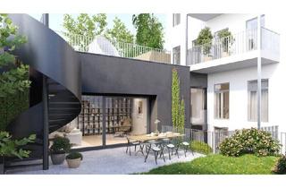 Wohnung kaufen in Paulusgasse, 1030 Wien, Traumhaftes, großzügiges Townhouse mit Garten und Dachterrasse in ruhiger Innenhoflage!