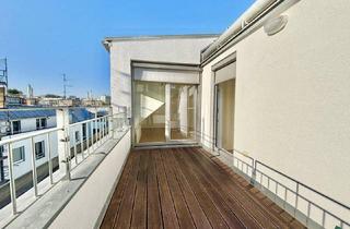 Wohnung mieten in 1030 Wien, Charmante 2-Zimmer-Dachgeschosswohnung mit Süd-Terrasse und Kühlung nähe Arenbergpark