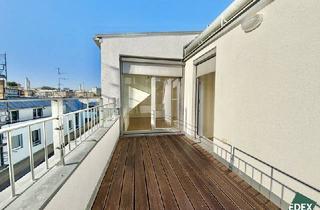 Wohnung mieten in 1030 Wien, Charmante 2-Zimmer-Dachgeschosswohnung mit Süd-Terrasse und Kühlung nähe Arenbergpark