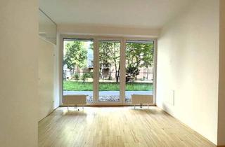 Loft mieten in Kaiserstraße, 1070 Wien, Erdgeschoß, barrierefrei, Innenhof! Ruhige, loft-artige Neubauwohnung mit 2 kl. Terrassen