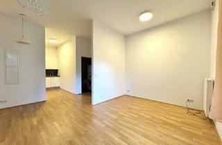 Wohnung mieten in Raxstraße, 1100 Wien, Luftiges Raumgefühl dank 3 Meter hohen Decken - Hofseitig mit Terrasse