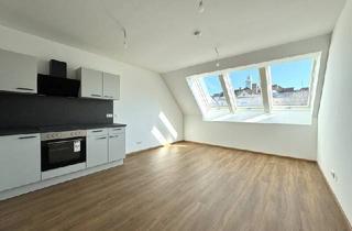 Wohnung mieten in Baumergasse, 1210 Wien, Dachgeschossausbau mit Terrasse & Klimaanlage - Erstbezug - UNBEFRISTETE Mietdauer