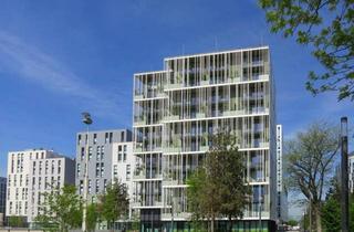 Wohnung kaufen in Am Grünen Prater 13, 1020 Wien, Neubau-Eckwohnung mit 2 Balkonen (S/O/W). Hell, Blick auf die Trabrennbahn mit toller Dachterrasse im Studio Zwei