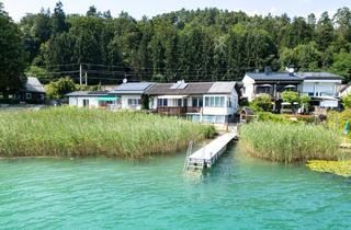 Haus kaufen in 9212 Saag, ZWEITWOHNSITZ | 520m2 Bauland mit eigenem Steg, Bootsanleger