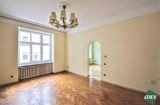 Wohnung kaufen in 1100 Wien, 96 m² Altbauwohnung im 1. Stock mit Lift – zum Sanieren