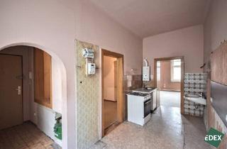 Wohnung kaufen in 1100 Wien, Kleines Sanierungsobjekt im 3. Stock – Altbauwohnung mit Potenzial