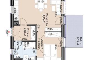 Wohnung mieten in Babenbergerstraße 130, 8020 Graz, Geförderte Neubauwohnung mit Balkon im 2. Stock