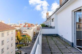 Wohnung mieten in Breitenfelder Gasse, 1080 Wien, Licht, Luft, Luxus – moderne Dachgeschoßwohnung mit 2 Terrassen