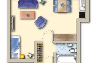 Wohnung mieten in Liststraße 10, 6330 Kufstein, Helle Stadt-Garconniere mit Festungsblick