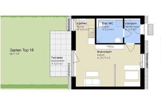 Wohnung mieten in Grazerfeldstraße 7 bis 11a, 8053 Graz, Charmante 1-Zimmerwohnung mit eigener Terrasse und Gartenidylle!