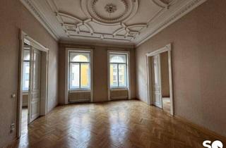 Wohnung kaufen in 1080 Wien, #SQ - NÄHE U2 RATHAUS! GENERALSANIERTE 5-ZIMMER-ALTBAUWOHNUNG MIT BALKON