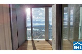 Wohnung mieten in Donau, 1220 Wien, Stylische 1,5-Zi.-Wohnung mit Loggia & Rooftop Pool | TOWER HOMES