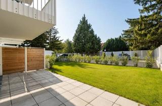 Wohnung kaufen in 1220 Wien, 4 Zimmer mit großzügigem Garten - RUHELAGE TRIFFT WOHNGENUSS – Stilvolle Ausstattung – Wohnen im Grünen