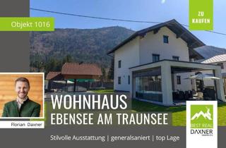 Einfamilienhaus kaufen in 4802 Ebensee, Exklusives Einfamilienhaus in ruhiger Sonnenlage mit hochwertiger Ausstattung