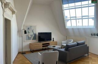 Wohnung kaufen in 1180 Wien, Atelierwohnung / Dachgeschosswohnung in einem stilvollen Jahrhundertwendehaus mit großzügiger, offener Raumgestaltung und künstlerischem Flair.