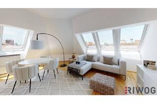 Maisonette mieten in Vorgartenstraße, 1020 Wien, Erstbezug eines Luxus-Dachgeschosses mit Fernblick auf Prater auf Stephansdom in der Nähe der Donauinsel