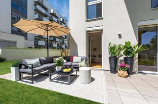 Wohnung kaufen in Hutterplatz, 1210 Wien, Gartenliebhaber aufgepasst! - Top aufgeteilte 3-Zimmer-Wohnung mit Eigengarten ruhig, hell & familienfreundlich - Top 02-002