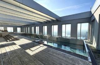 Wohnung mieten in Donau, 1220 Wien, VIENNA TWENTYTWO Living I U1 U-Bahn-Station KAGRAN I Lichtdurchflutete Wohnung mit Loggia & Panoramablick I Rooftop POOL I Sauna I Fitnessraum