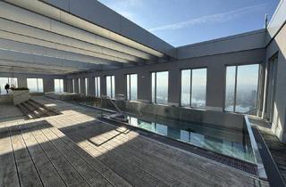 Wohnung mieten in Donau, 1220 Wien, VIENNA TWENTYTWO I Rooftop Pool I U-Bahn-Station U1 Kagran I Helle Wohnung mit Loggia I Alte Donau Nähe I Exklusive Ausstattung