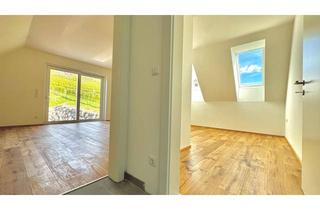 Wohnung kaufen in 8493 Klöch, 3-Zimmer Dachgeschosswohnung inmitten der Weinberge von Klöch - Erstbezug!