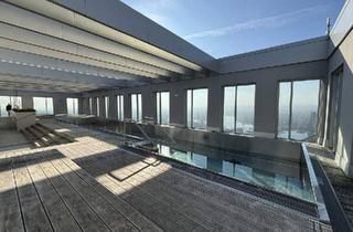 Wohnung mieten in Donau, 1220 Wien, VIENNA TWENTYTWO I Rooftop Pool I U-Bahn-Station U1 Kagran I Helle Wohnung mit Loggia I Alte Donau Nähe I Exklusive Ausstattung