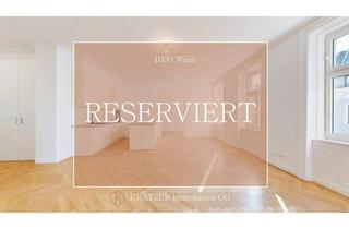 Wohnung mieten in Rochusmarkt, 1030 Wien, Bezaubernde Altbau-Wohnung nahe Rochusmarkt | 4 Zimmer - 132m² | saniert | hoher Wohnkomfort