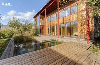 Haus kaufen in 8200 Gleisdorf, Ökologisches Architektenhaus mit Naturbadeteich in Bestlage von Gleisdorf