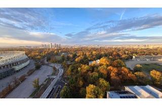 Wohnung mieten in Meiereistraße, 1020 Wien, Grünblick über den Prater! Hypermoderes 2 Zimmer Terrassen-Appartment mit traumhafter Aussicht!