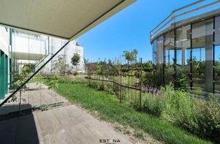 Wohnung kaufen in Am Marokkanischen Platz / Laxenburger Straße, 1100 Wien, Hochwertiges Wohn- und Arbeitsumfeld in einer Gartenlandschaft nach André Heller