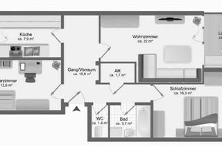 Wohnung mieten in Andreas Hofer Straße 40B, 9900 Lienz, Lienz, 84m2 große 3- Zimmerwohnung mit Loggia