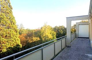 Wohnung mieten in 2500 Baden, BADEN: DACH - TERRASSEN - WOHNUNG in TOP Lage: Grünruhelage mit Fernblick im 6. Stock direkt am Rosarium / Doblhoffpark: unweit des Zentrums