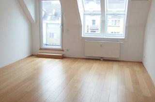 Wohnung mieten in Flachgasse, 1150 Wien, Wunderschöne 3-Zimmer Dachgeschoßwohnung mit Balkon in U-Bahn-Nähe (U3)
