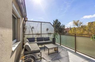 Wohnung mieten in Hallensteingasse, 1120 Wien, Traumhafte DG-Wohnung mit Terrassen. Ruhelage. 3 o. 4 Zimmer. Alles neu.