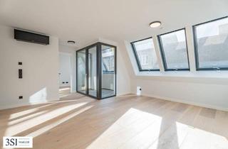 Penthouse kaufen in Krongasse, 1050 Wien, Sonniges Wohnen mit Stil – charmante Zwei-Zimmer-Stadtwohnung mit Loggia in Südwestlage