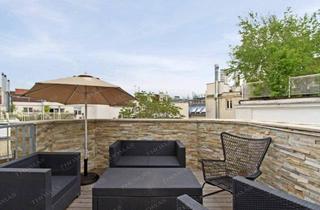 Wohnung mieten in Roßauer Lände, 1090 Wien, Exklusiv möbliertes DG Apartment mit Terrasse