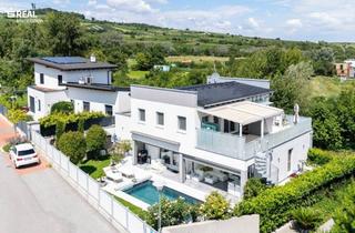 Haus kaufen in 2353 Guntramsdorf, Luxusimmobilie am Fuße der Weinberge in Guntramsdorf - Pool, Sauna, Doppelgarage und wunderschön angelegtem Garten - alles hochwertig!