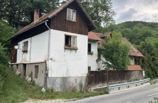 Doppelhaushälfte kaufen in 2832 Thernberg, 7,6 % Rendite – vermietete Doppelhaushälfte mit zusätzlicher Wohneinheit zur Renovierung und Selbstnutzung.