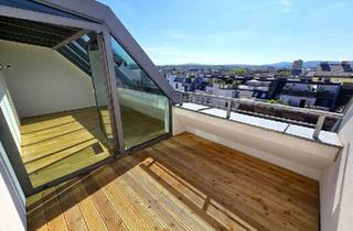 Wohnung kaufen in Geibelgasse, 1150 Wien, Neuer Preis! Traumhafter Blick auf das Schloss Schönbrunn - Neuer Preis! Happy to be here! Lichtdurchflutet + Super hohe Räume im Dachgeschoss + Terrasse mit Fernblick + Beste Infrastruktur und Anbindung!