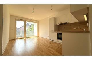 Wohnung mieten in 2700 Wiener Neustadt, Kompakte + günstige Neubauwohnung mit MEGA-SÜD-LOGGIA (11,70m²) nahe Akademiepark