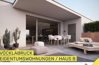 Maisonette kaufen in Linzer Straße 6/Haus B - Top 13, 4840 Vöcklabruck, Attraktive Neubau-Maisonettewohnung mit Großzügiger 43 m² Süd-Dachterrasse - Erstbezug