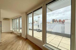 Wohnung mieten in Sobieskigasse, 1090 Wien, Grandiose Dachgeschosswohnung mit 2 großen Terrassen und außergewöhnlichem Grundriss!