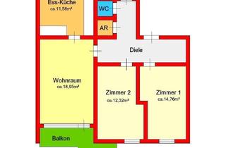 Wohnung mieten in Hofgasse, 8010 Graz, Provisionsfrei: Perfekt aufgeteilte 3-Zimmerwohnung mit Balkon-Terrasse und Tiefgarage bei TU - Moserhofgasse