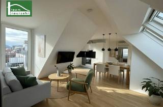 Maisonette mieten in Engerthstraße, 1200 Wien, Klimatisierte Maisonette mit Weitblick-Dachterrasse in top Lage nahe U6, Millennium City und Donau - JETZT ANFRAGEN