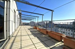 Wohnung kaufen in 1200 Wien, DG-Wohnung mit 2 Terrassen auf Wohnebene und phänomenalem Fernblick über Wien