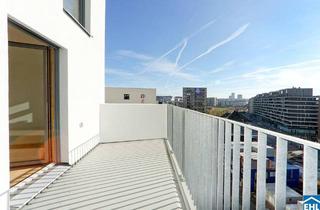 Wohnung mieten in 1100 Wien, Sonnwendviertel: 1-Zimmer-Wohnung mit Balkon im 9. OG – Fitnessraum, Co-Working & Rooftop-Terrasse inklusive!